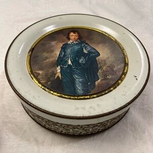 Vintage‎ Decorative Tin with Portrait